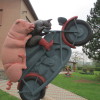 pasik a mikes na motorce